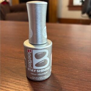 Beetles Stay Shining Silver Moonlight Nail Polish